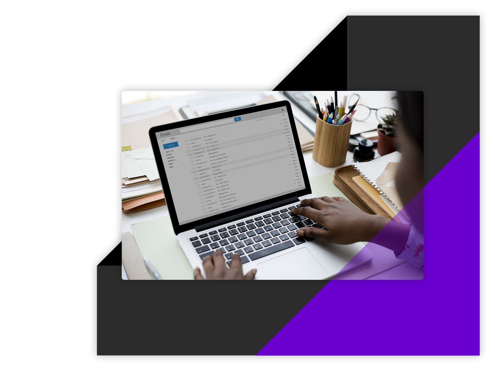 Mail Assure - email security thumbprint laptop