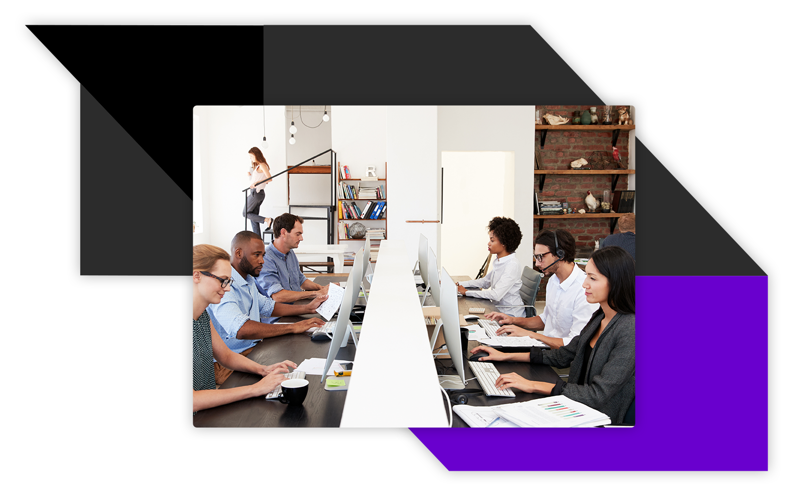 People sitting in the office