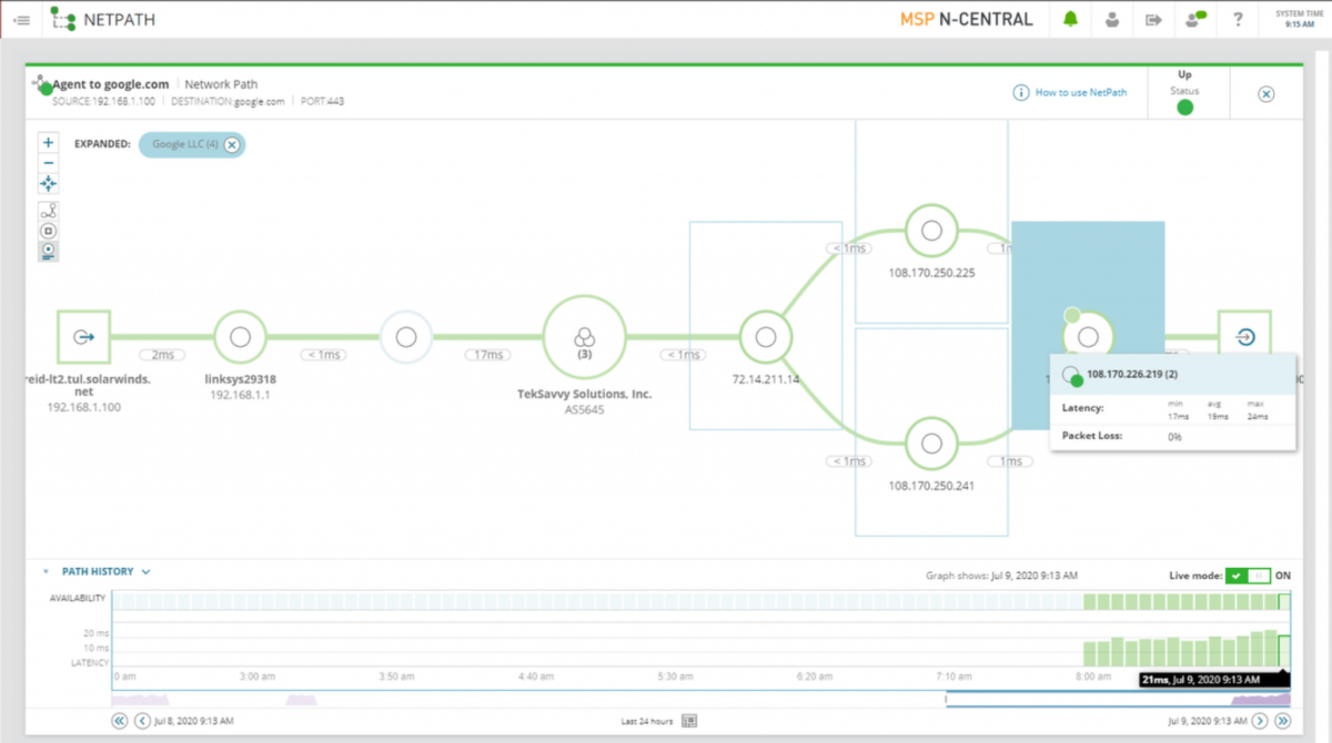 N-central netpath agent