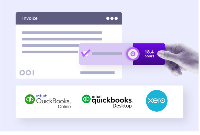 accurate invoices with QuickBooks and Xero integrations