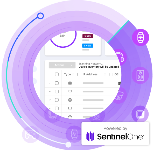 Scanning network relevant image