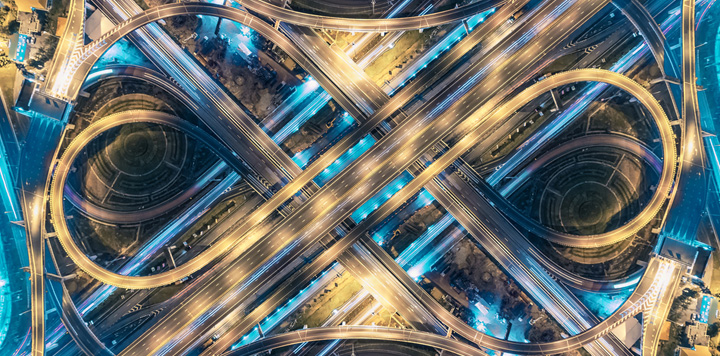 high traffic network usage visualization
